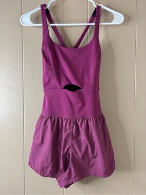 Free People Righteous Runsie by FP Movement Vivid Violet Size XS